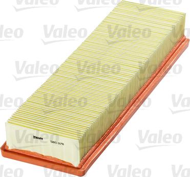 Valeo 585078 - Air Filter, engine onlydrive.pro