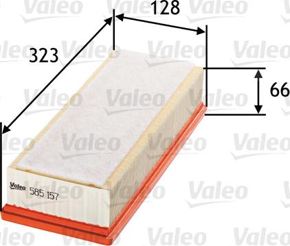 Valeo 585157 - Ilmansuodatin onlydrive.pro