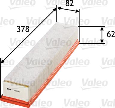 Valeo 585180 - Oro filtras onlydrive.pro