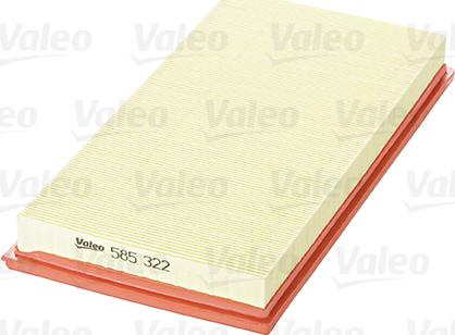 Valeo 585322 - Air Filter, engine onlydrive.pro