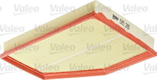 Valeo 585281 - Air Filter, engine onlydrive.pro