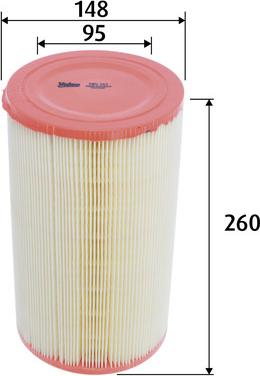 Valeo 585761 - Air Filter, engine onlydrive.pro