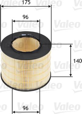 Valeo 585714 - Oro filtras onlydrive.pro