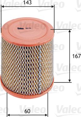 Valeo 585726 - Õhufilter onlydrive.pro