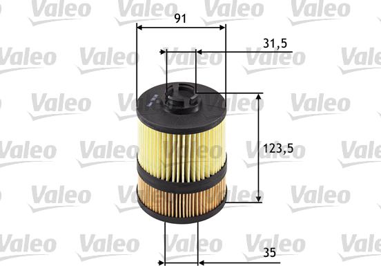 Valeo 586549 - Oil Filter onlydrive.pro