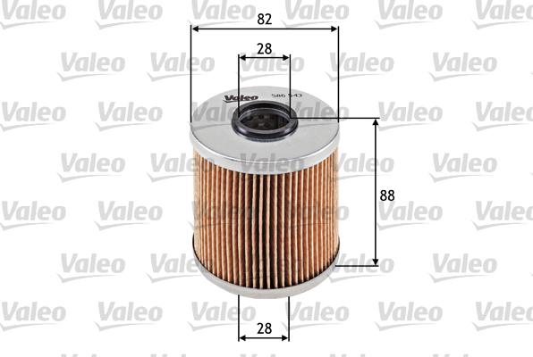 Valeo 586543 - Oil Filter onlydrive.pro