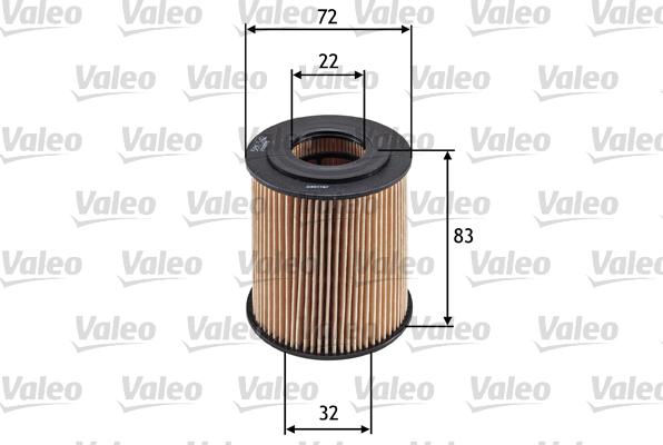 Valeo 586542 - Eļļas filtrs onlydrive.pro