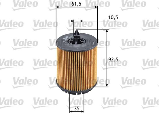 Valeo 586563 - Eļļas filtrs onlydrive.pro