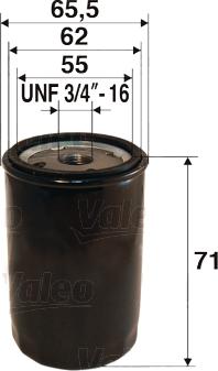 Valeo 586042 - Oil Filter onlydrive.pro