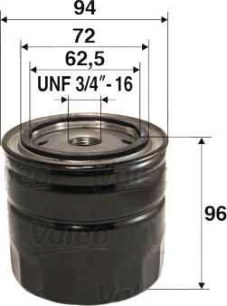 Valeo 586047 - Õlifilter onlydrive.pro