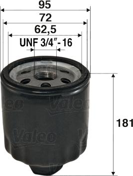 Valeo 586056 - Eļļas filtrs onlydrive.pro