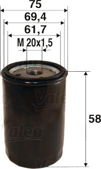 Valeo 586050 - Oil Filter onlydrive.pro