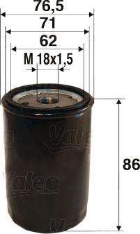 Valeo 586058 - Oil Filter onlydrive.pro