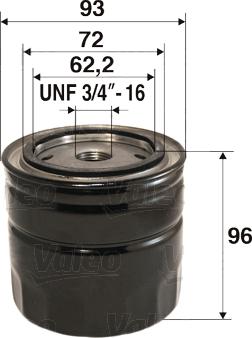 Valeo 586063 - Oil Filter onlydrive.pro