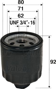 Valeo 586009 - Oil Filter onlydrive.pro