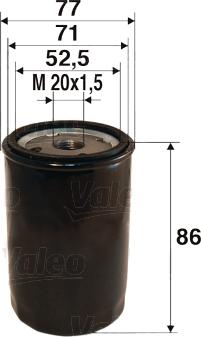 Valeo 586002 - Oil Filter onlydrive.pro