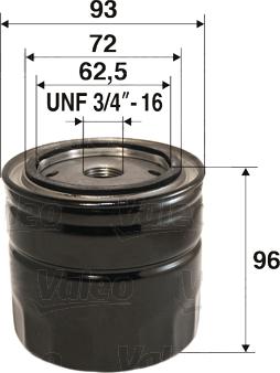 Valeo 586019 - Oil Filter onlydrive.pro
