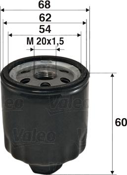 Valeo 586011 - Oil Filter onlydrive.pro