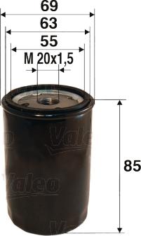 Valeo 586013 - Oil Filter onlydrive.pro