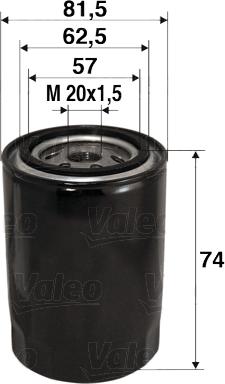 Valeo 586017 - Oil Filter onlydrive.pro