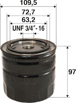 Valeo 586084 - Oil Filter onlydrive.pro