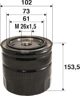 Valeo 586085 - Oil Filter onlydrive.pro