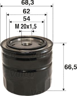 Valeo 586033 - Oil Filter onlydrive.pro