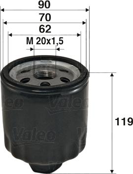 Valeo 586020 - Õlifilter onlydrive.pro