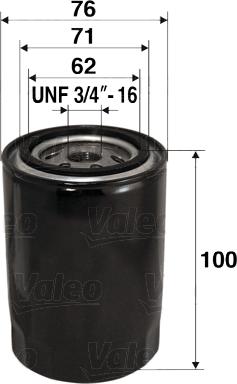 Valeo 586028 - Oil Filter onlydrive.pro