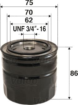 Valeo 586023 - Oil Filter onlydrive.pro
