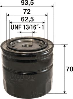Valeo 586074 - Oil Filter onlydrive.pro