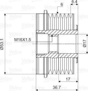 Valeo 588065 - Rihmaratas,generaator onlydrive.pro