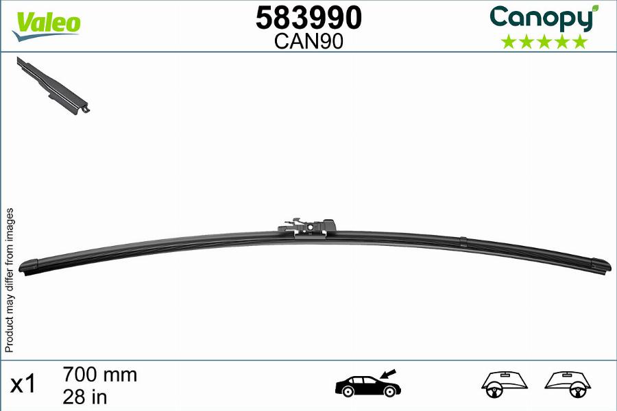 Valeo 583990 - Wiper Blade onlydrive.pro