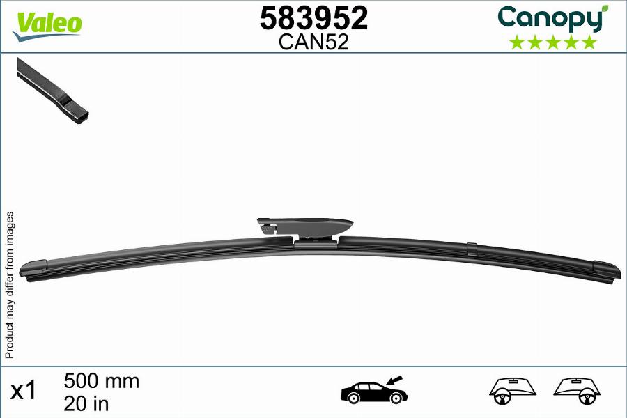 Valeo 583952 - Wiper Blade onlydrive.pro