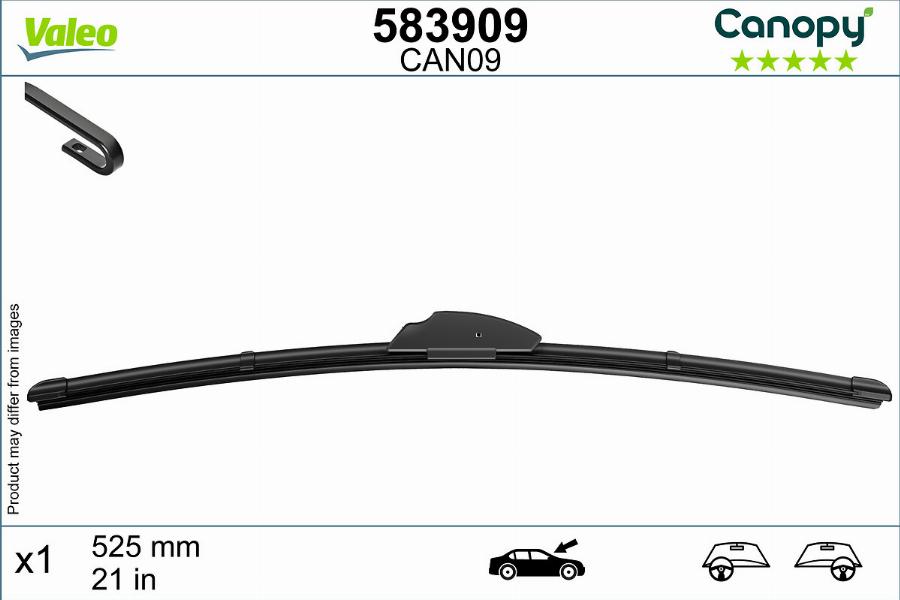 Valeo 583909 - Wiper Blade onlydrive.pro