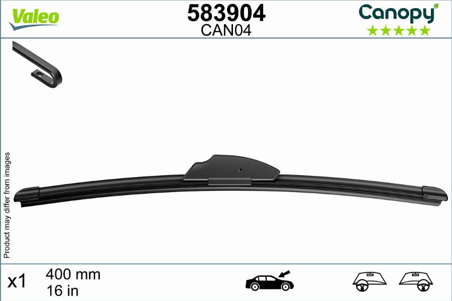 Valeo 583904 - Wiper Blade onlydrive.pro