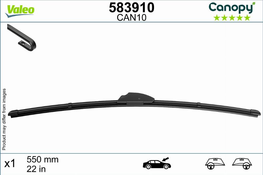 Valeo 583910 - Wiper Blade onlydrive.pro