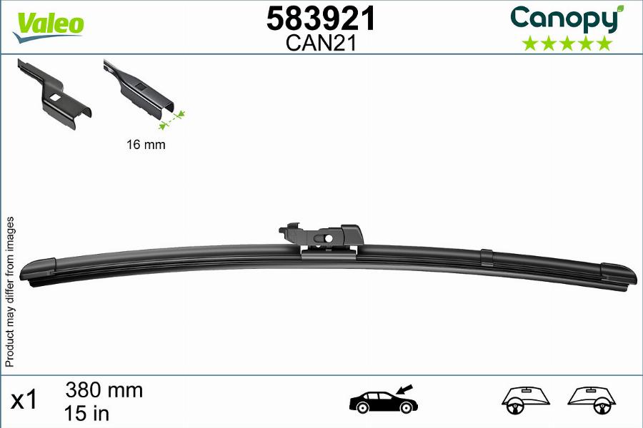 Valeo 583921 - Wiper Blade onlydrive.pro