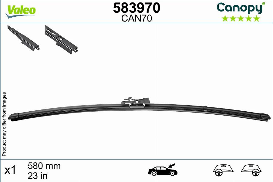 Valeo 583970 - Wiper Blade onlydrive.pro