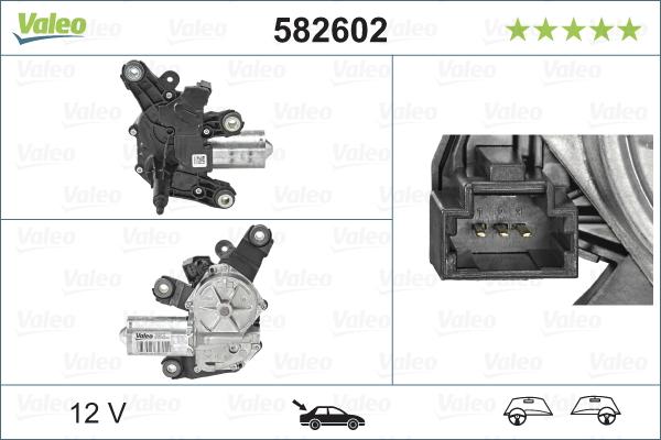 Valeo 582602 - Wiper Motor onlydrive.pro