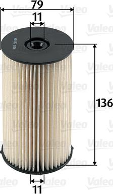 Valeo 587904 - Fuel filter onlydrive.pro