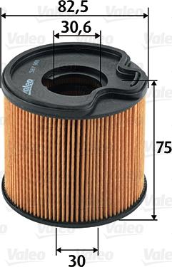 Valeo 587901 - Fuel filter onlydrive.pro