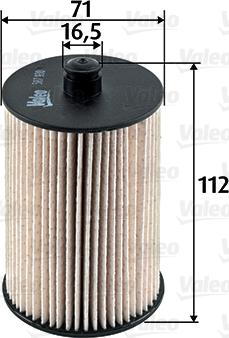 Valeo 587930 - Fuel filter onlydrive.pro