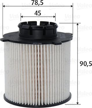 Valeo 587932 - Kütusefilter onlydrive.pro