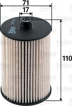 Valeo 587926 - Fuel filter onlydrive.pro