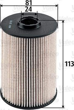 Valeo 587928 - Kütusefilter onlydrive.pro