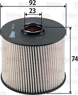 Valeo 587927 - Fuel filter onlydrive.pro