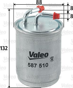 Valeo 587510 - Fuel filter onlydrive.pro