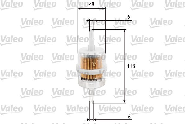 Valeo 587005 - Fuel filter onlydrive.pro