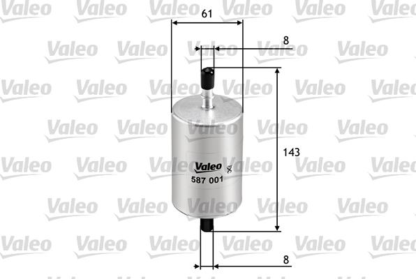 Valeo 587001 - Oil Filter onlydrive.pro